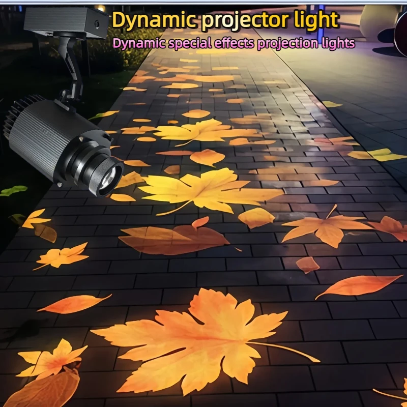 

City Dynamic Projection Lights Outdoor Park Landscape Lighting Christmas Romantic Gobo Lamp Logo Advertising Led IP65 55W 75W
