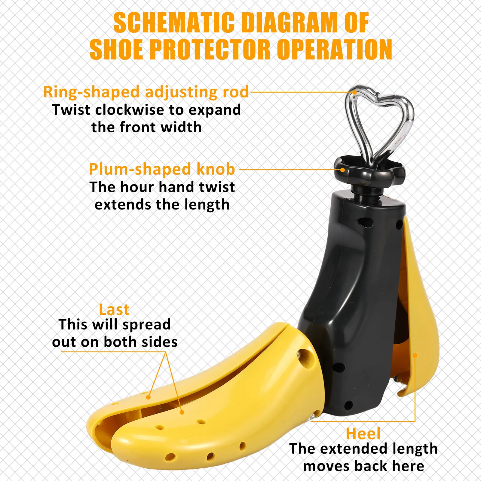Shoe Stretcher Shoe Trees Expander Adjustable Length Portable Universal Anti-deformation Men Women Boot Shoe Stretcher