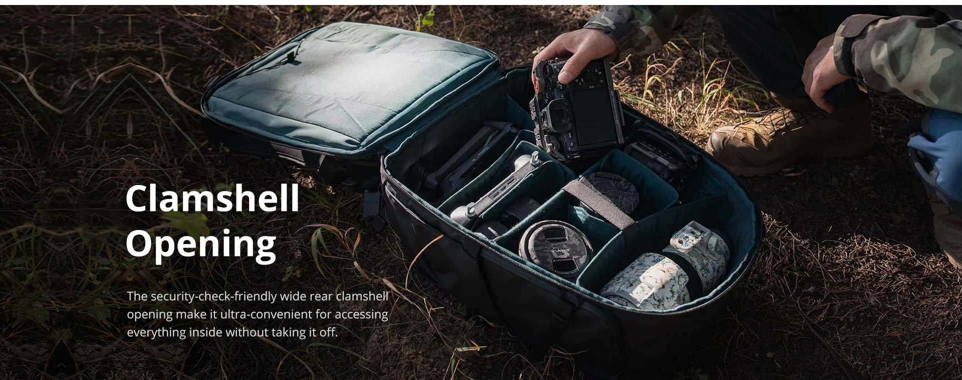 PGYTECH OneMo 2 Kamerarucksack mit Umhängetasche für 16-Zoll-Laptop für Fotografen, wasserdichter Rucksack für DJI Air 3 – Detail 4