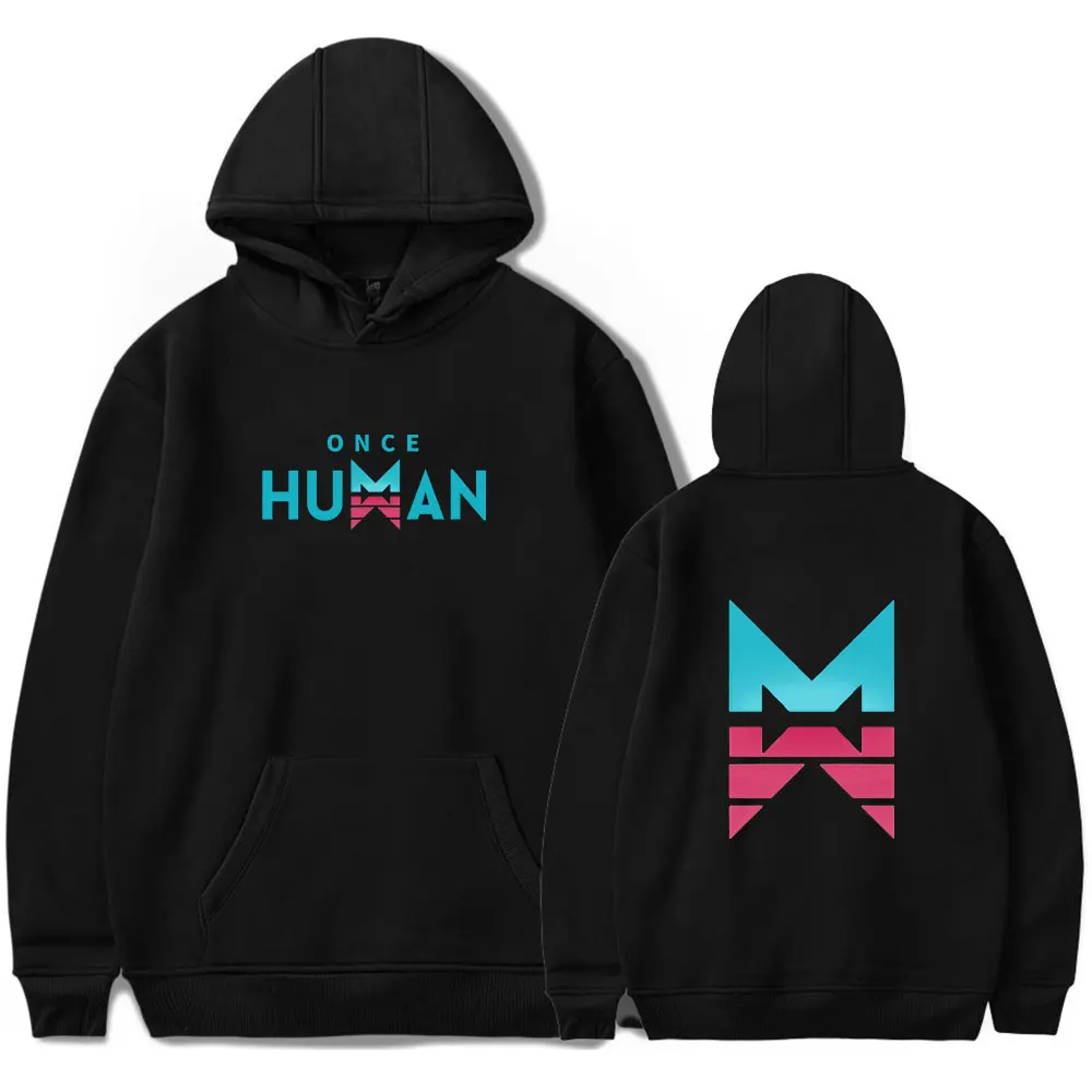 Gra cosplay Once Human Merch Bluza z kapturem i kieszenią ze sznurkiem Mężczyźni/kobiety Pullover