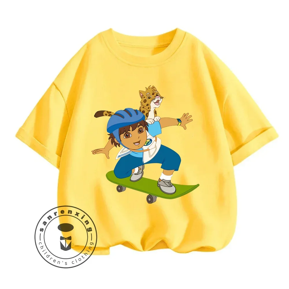 Outdoor Fun Diego Go Diego Go T-Shirts Great for Children Who Want to Explore the Great Outdoors while Looking Hip and Trendy