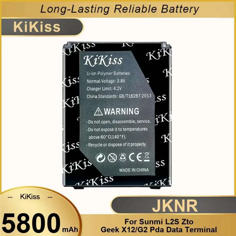 

High Performance Handheld Data Terminal Battery 5800Mah Jknr For Sunmi L2s Zto Geek X12 G2 Pda