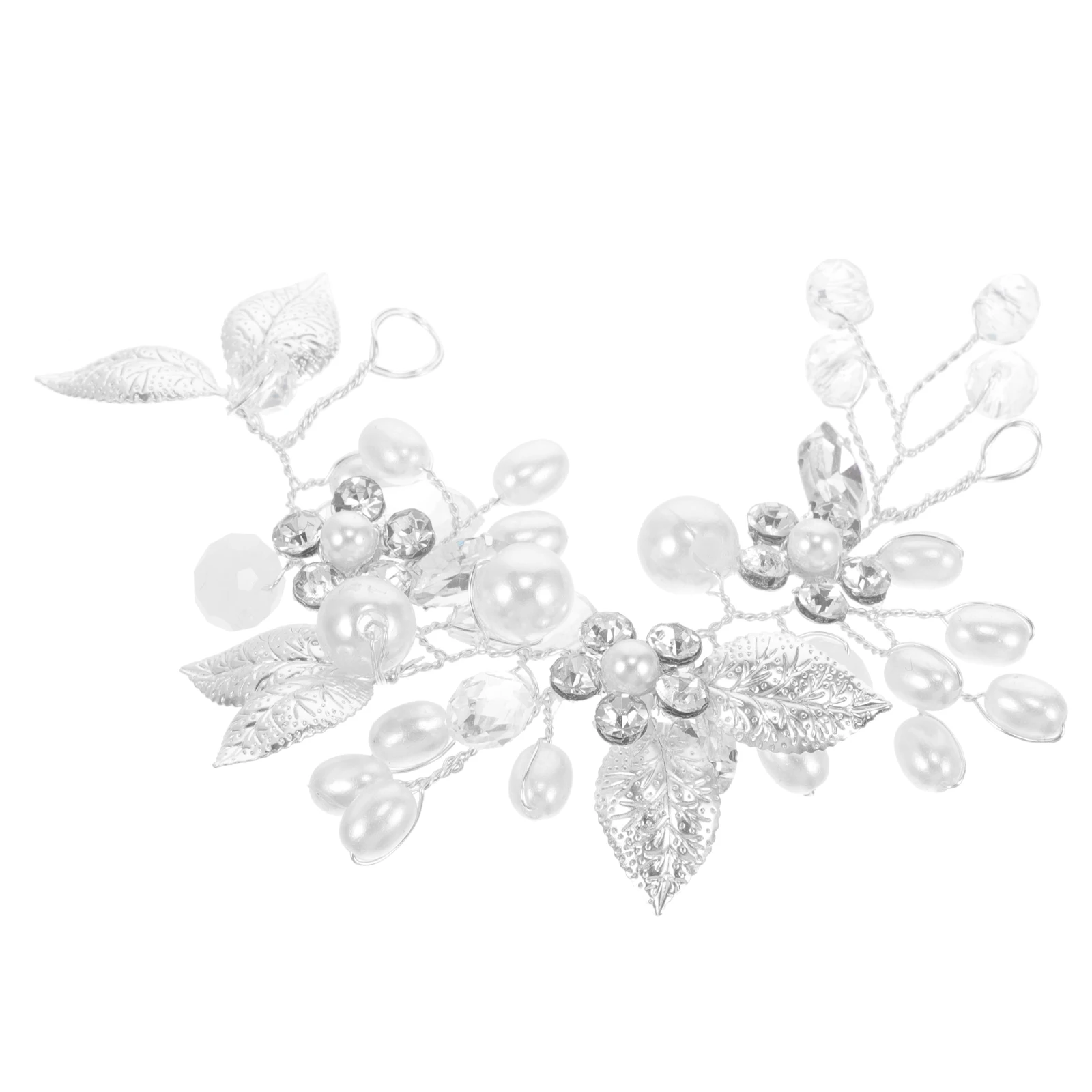 

Rhinestone Headb Silver Wedding Hair Accessories Bride Headpiece Durable Long Wedding Hair Piece Lasting Women Hairb