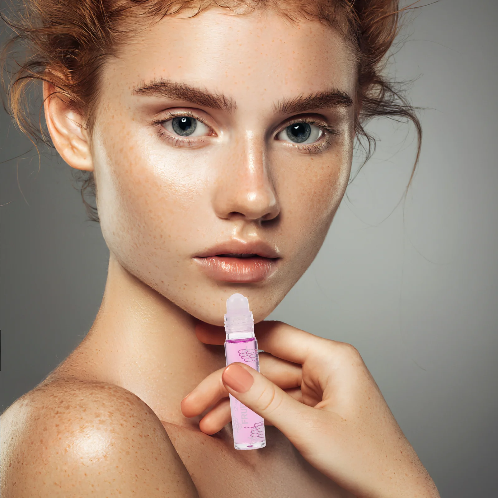 ملمع شفاه مرطب بزيت العنب الشفاف الممتلئ للمراهقين بنكهة الفاكهة بلسم شفاه رولربال مرطب #6