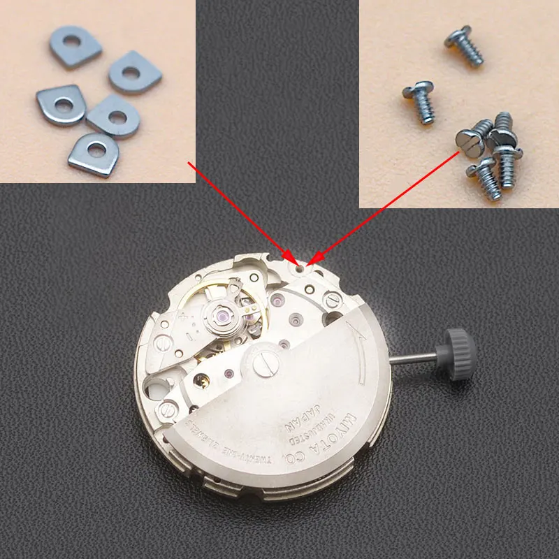 4PCS Fixing Screws Fixed Machine Chips Fit for 8200 8215 8205 Watch Movement Assemble Aftermarket Replace Movt Parts