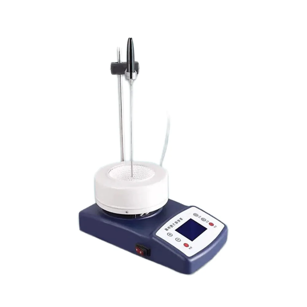 Agitatore Magnetico Digitale da Laboratorio Taisi 500ml & 1000ml con Mantello Riscaldante in Acciaio Inox e Timer