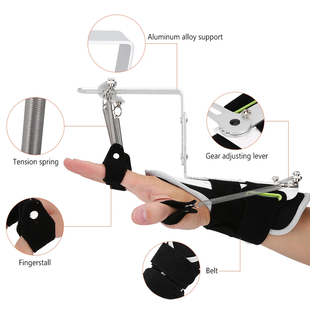 Hand Rehabilitation Training Finger Orthotics for Stroke Hemiplegia Patients Tendons Exercise Finger Rehabilitation Brace