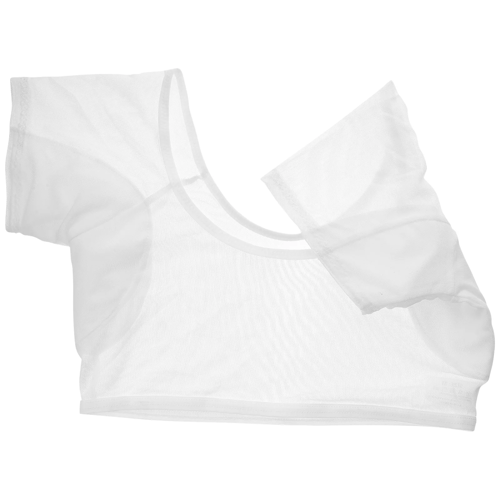 Bras Mesh Sweatshirt Blouse Armpit Sweat-proof Vest Shorts Women White Underarm Milk Silk Quick-drying Material