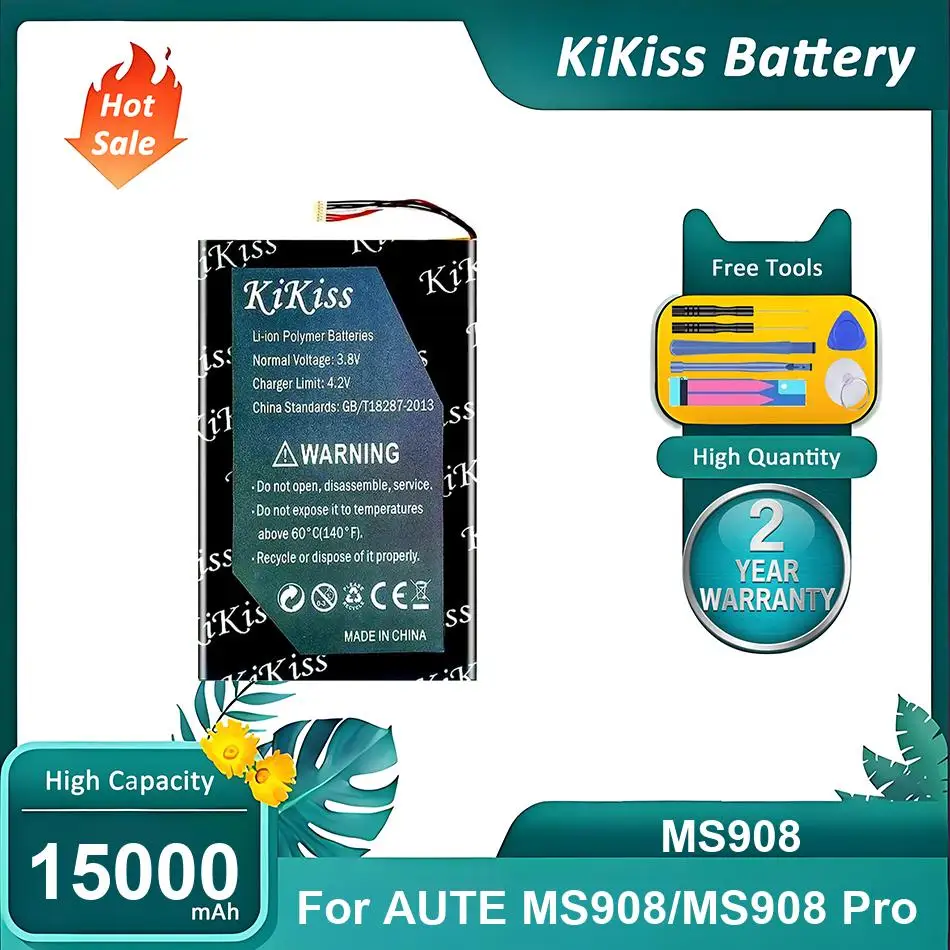 

Совершенно новая батарея для AUTE MS908/MS908 Pro, MS908, 15000 мАч