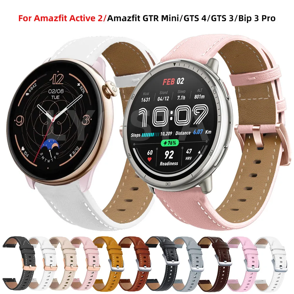Pulseira de substituição de 20mm para amazfit active 2/gtr mini gtr 42mm pulseira esportiva para amazfit gts 4 3 2 2e/bip 3/u pro pulseira