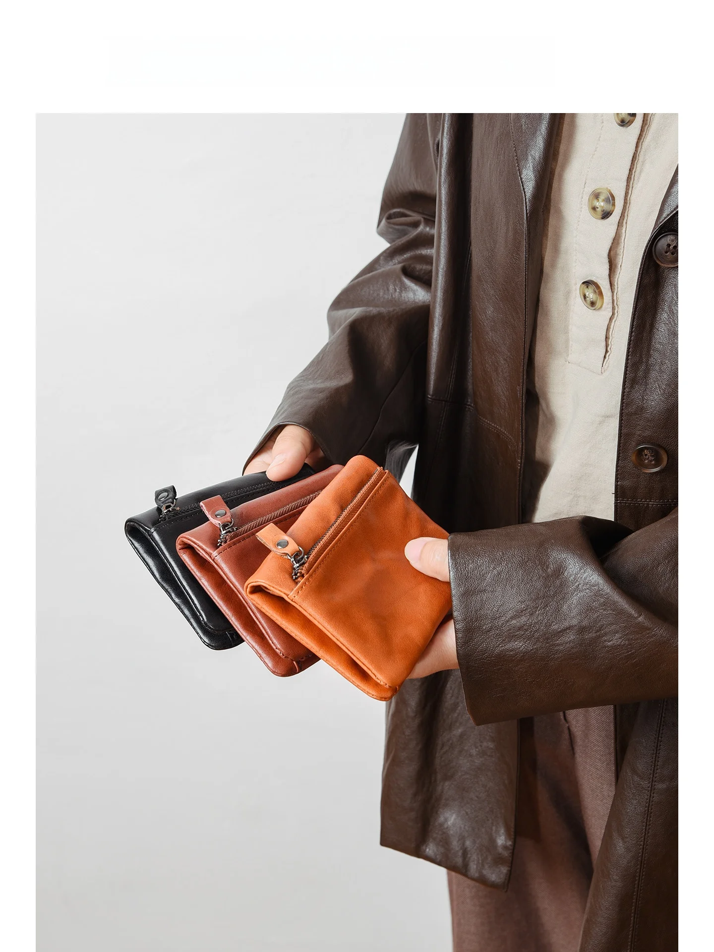 genuine-leather-retro-style-wallet-multi-card-slot-compact-portable-coin-purse-driver-license-holder-horizontal-shape