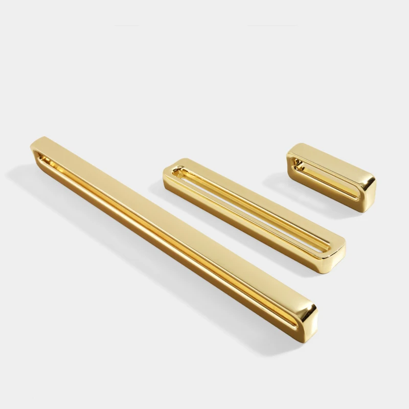 

WV Chrome Brushed Zinc Alloy Cupboard Handle Kitchen Cabinet Door Knob Furniture Drawer Pulls Bar Handle for Home Decor