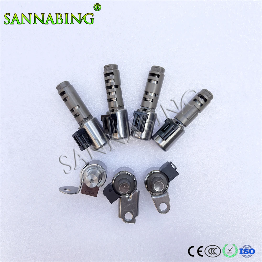 7Pcs U150 U151 U151E U250E Transmission Solenoid Valve For 2002-2014 Toyota Alphard Camry RAV4