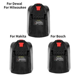 Adattatore batteria per Bosch/Dewalt/Makita/Milwaukee batteria agli ioni di litio da 18V a Bosch C tool sostituisci l'adattatore blu verde da 18V usa BAT618
