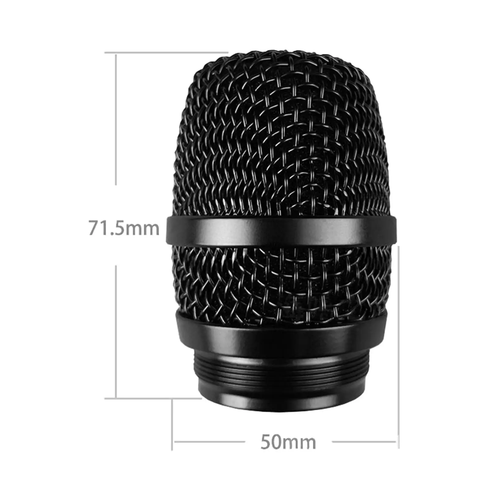 Microphone Grill Head Microphone Head Replace Steel Mesh Microphone Grille Head