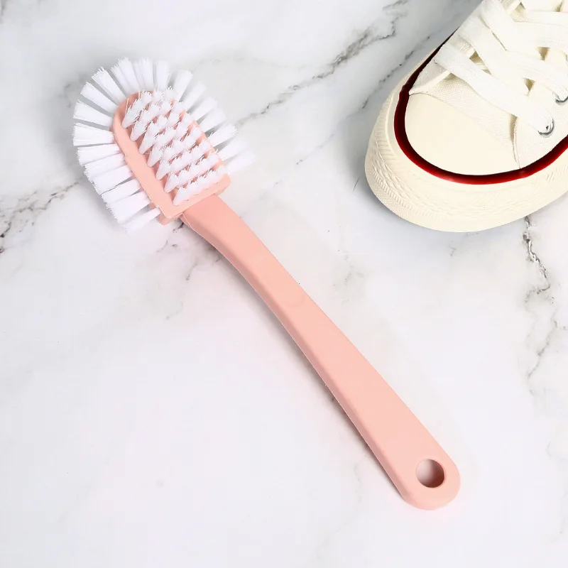 

1Pcs Durable and Multifunctional Five Sided Shoe Washing Brush for Household Use Non Damaging Shoe Brush Long Handled Shoe Brush