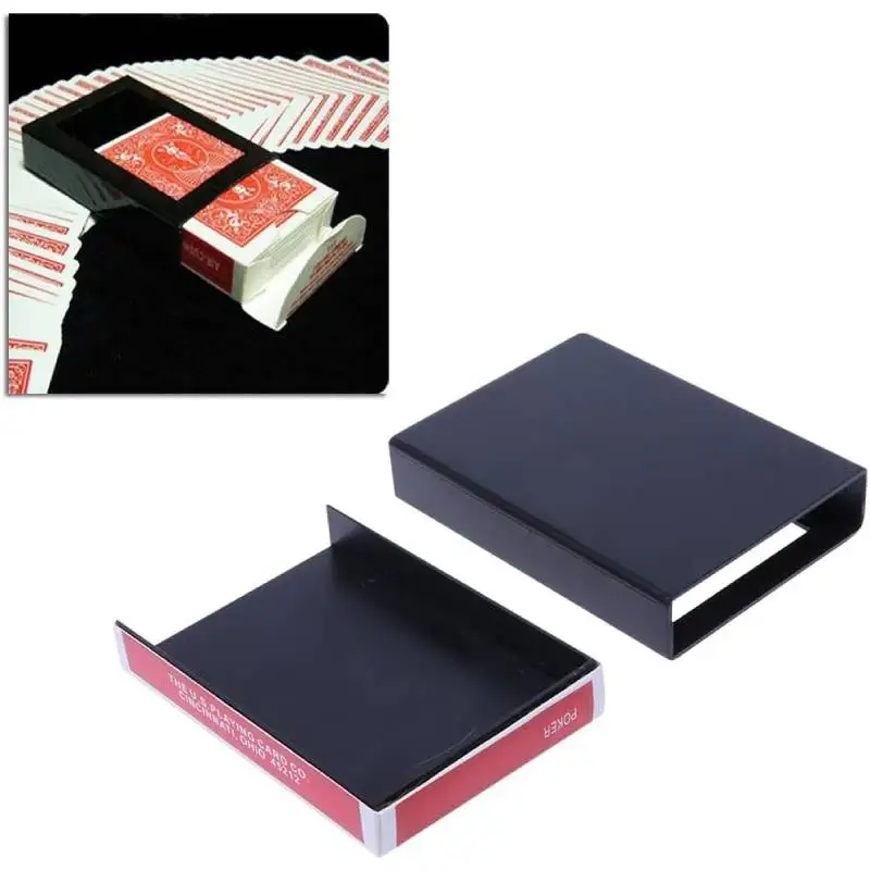 Magic Trick Box Deck Vanishing Poker Card Magic Disappearing Cards Magic Toy Close Up Vanishing Card Case Gifts For Kids Adult