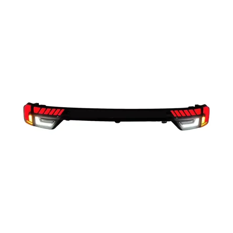 High Brightness LED Tail Light for Ford Everest 2022 - 2026 OEM Red Lens Rear Bumper Guard Lamp With Daytime Running Light