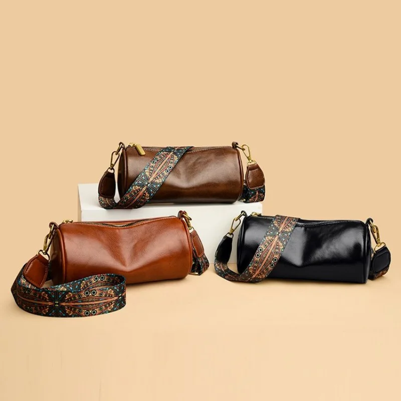 

Popular Classic Leather Women's Tote Bag High-End Luxury Brand Elegant Fashionable Vintage Daily Bag