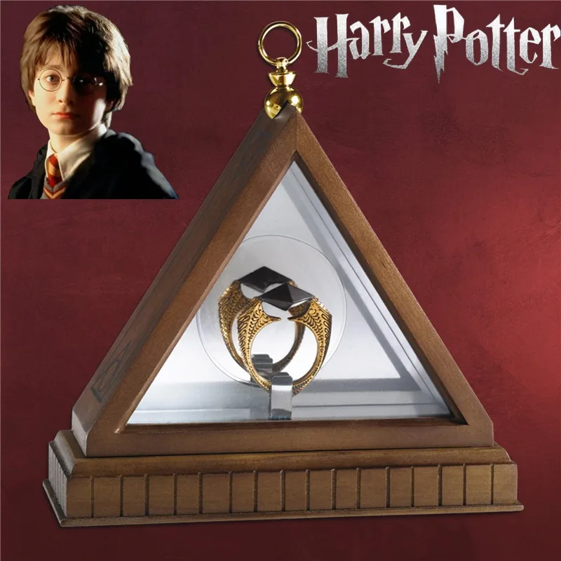 New Harries Voldemort's Potters Horcrux Ring Deathly Resurrection Stone Ring Warlow Hallows Toy Boys Birthday Gift for Friends