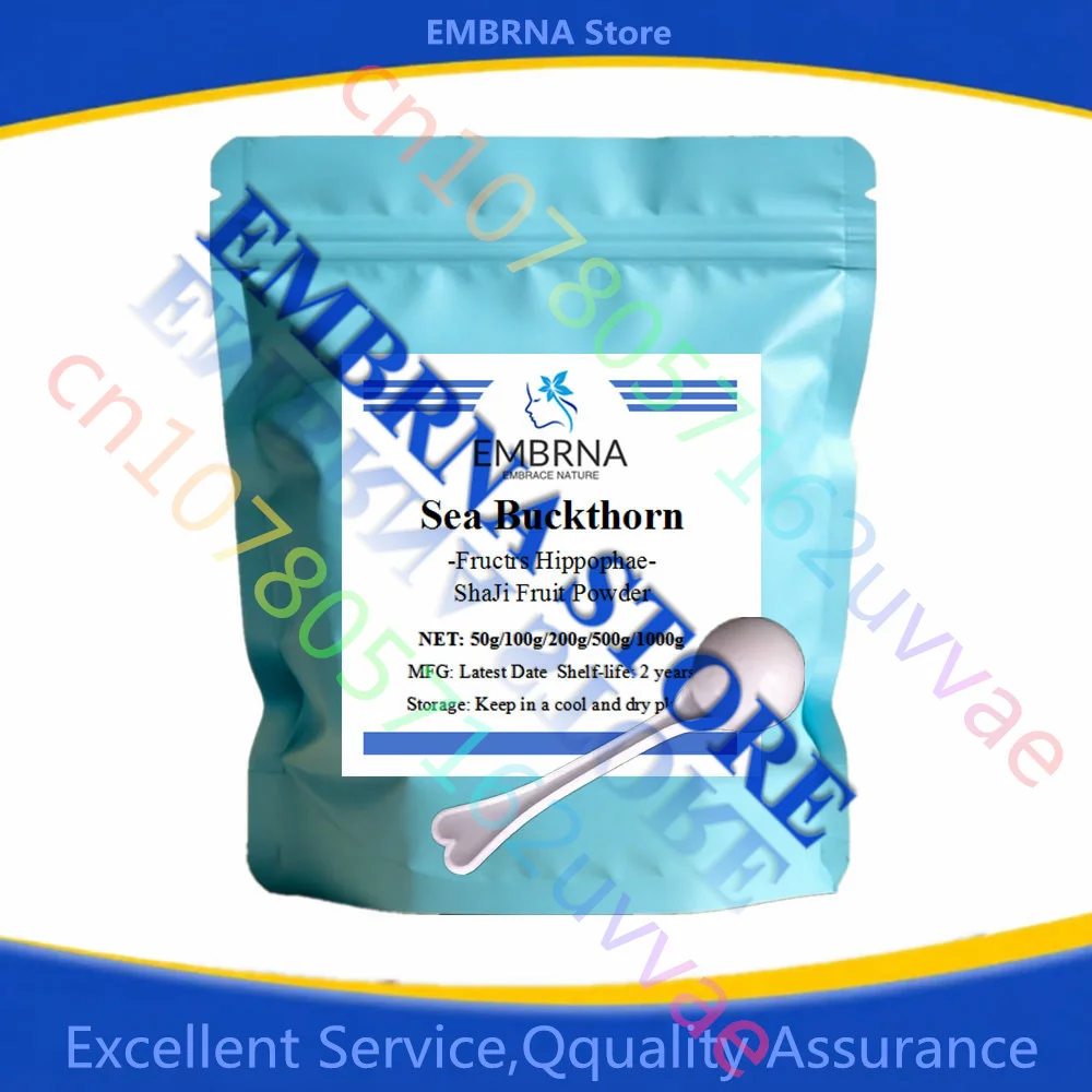 

Factory Professional Packaging and Sealing 50-1000g Customized Products Natural Sea Buckthorn Powder