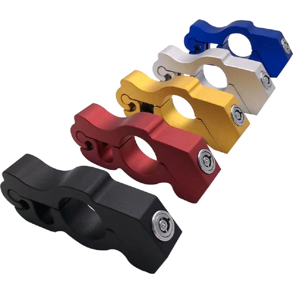 Motorcycle Handlebar Lock Anti-theft Lock for Motorcycle Electric Bike Scooter Aluminum Alloy Brake Handle Solid Lock