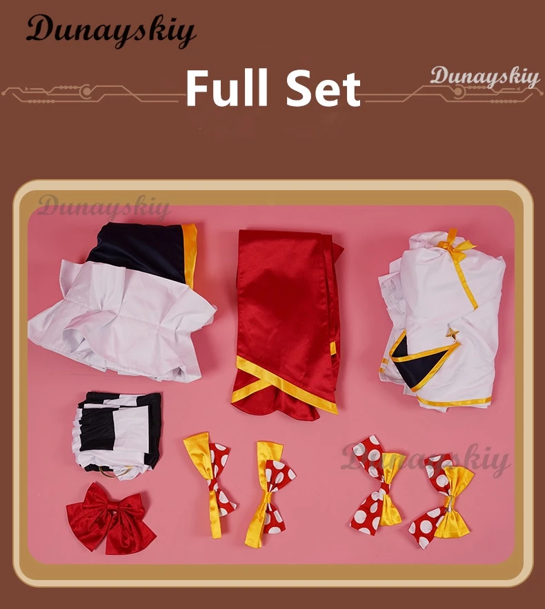 M circo i Costume Cosplay ku Torta carino gonna soffice Abito da festa da sera femminile Set completo Parrucca di alta qualità Uniforme Halloween