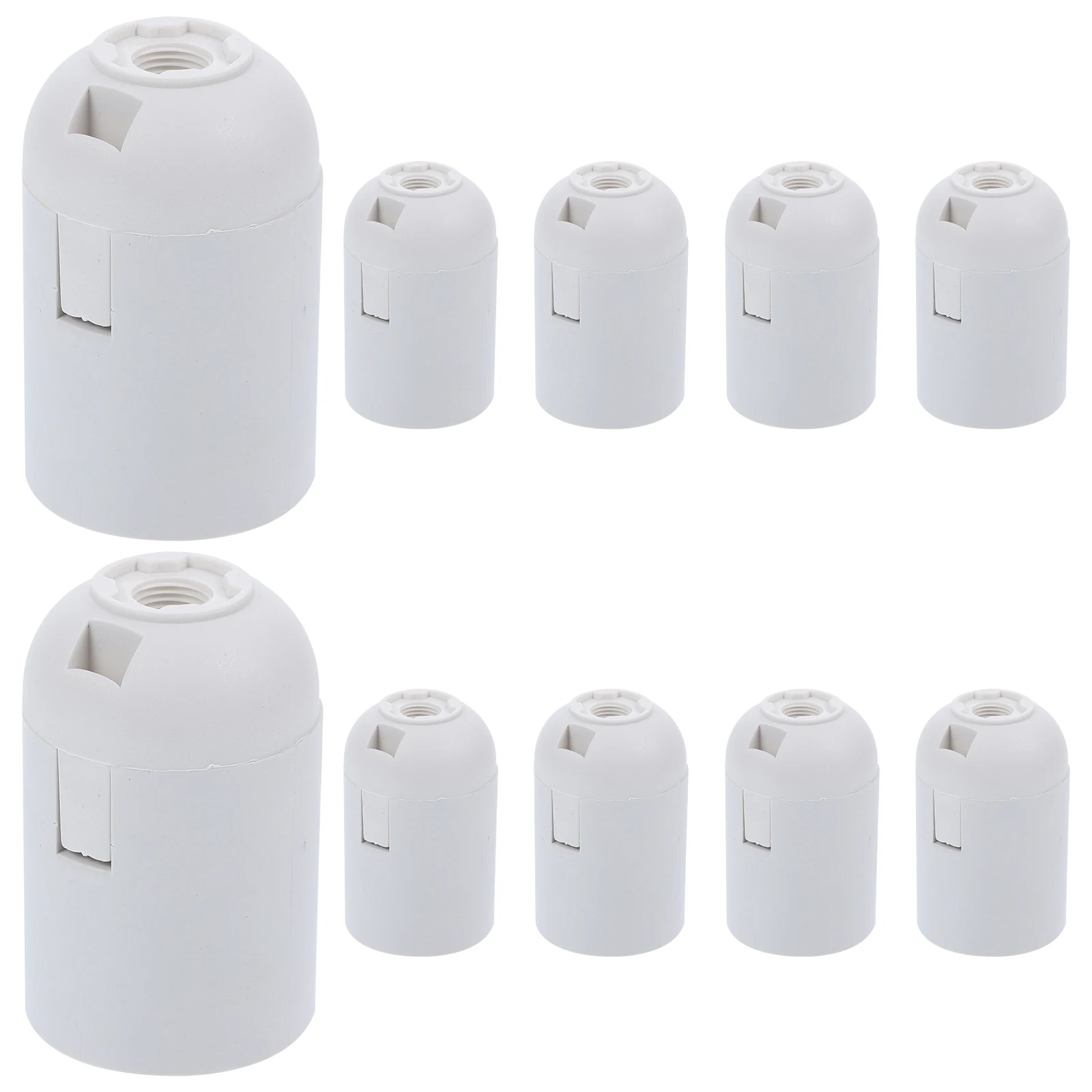 

10 Pcs LED Light Holder Lamp Parts Bases Socket Replacement Repair Fixture Standard