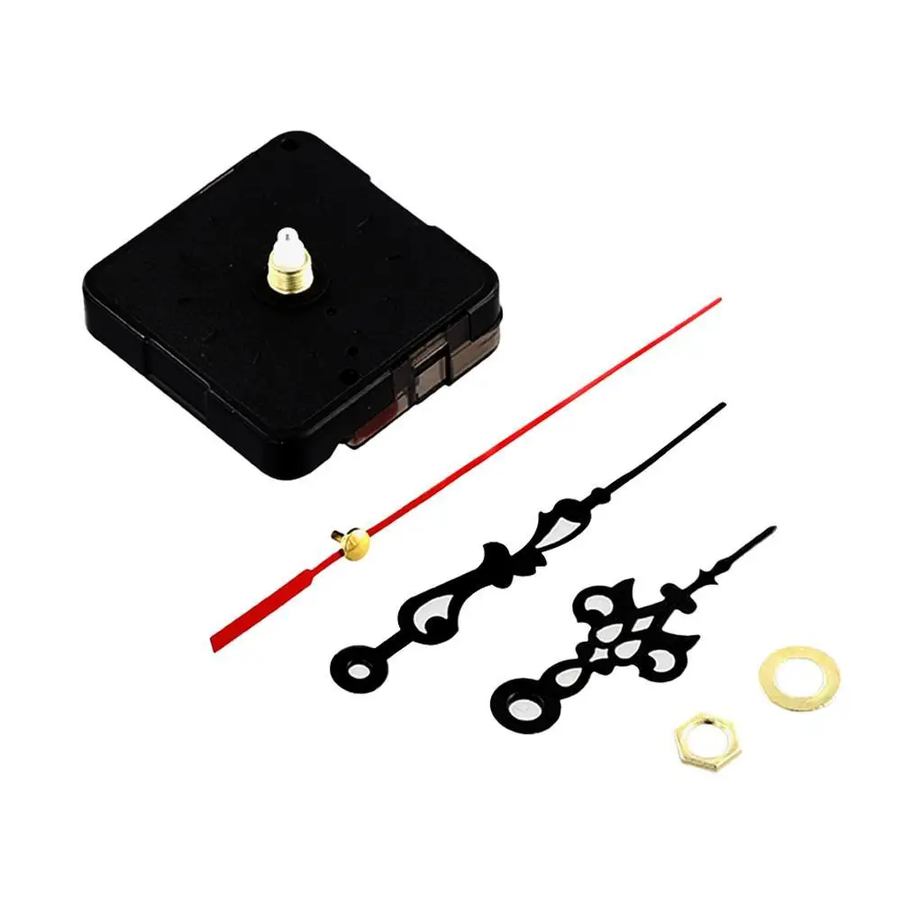 Hanging DIY Quartz Watch Silent Wall Clock Movement Quartz Repair Movement Clock Mechanism Parts Clock Parts with Needles Set