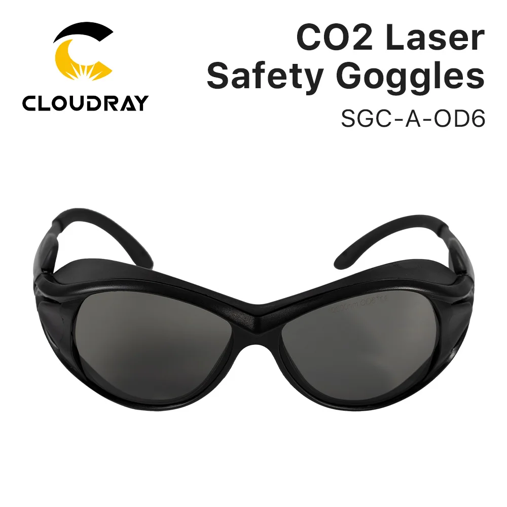 Cloudray 10600nm Laser Safety Goggles OD6+ CE Style A Protective Goggles For CO2 Laser Cutting Machine