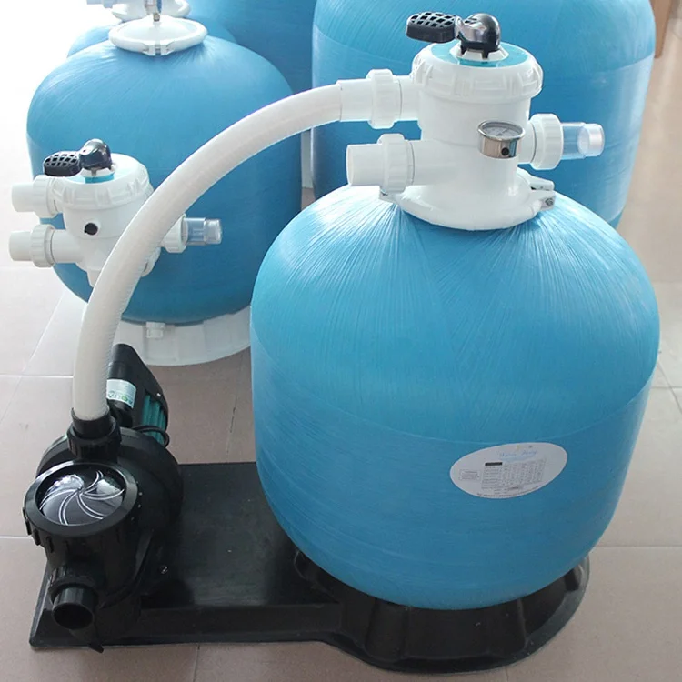 Electric Top Mount Sand Filter With Water Pump For Swimming Pool Pre-Filter System