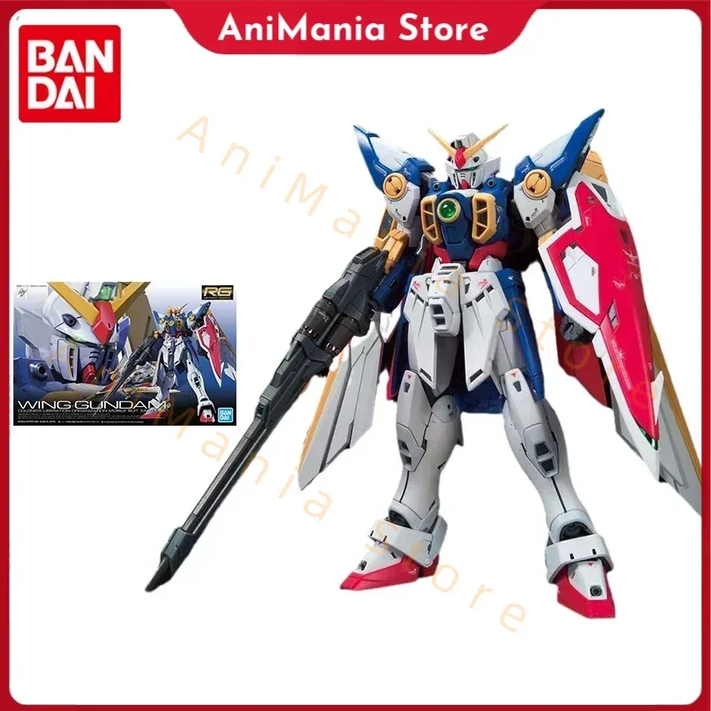 

Bandai Gundam Model Kit RG 35 1/144 XXXG-01W Wing Gundam Anime Figure Genuine Gunpla Action Toy Figure Toys for Children
