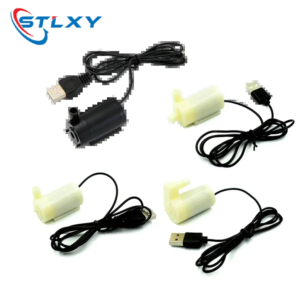 DC3-6V USB bomba de Motor sin escobillas de bajo ruido 120L/H Mini Micro bomba de agua sumergible para Kit Diy