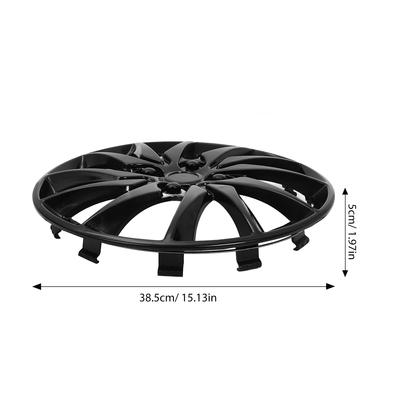 

Car Hubcap Vehicle Wheel Cover Car Hubcaps Hub Cover Automotive Hubcaps Wheel Skin Covers Decoration Cap For Hub (Black)