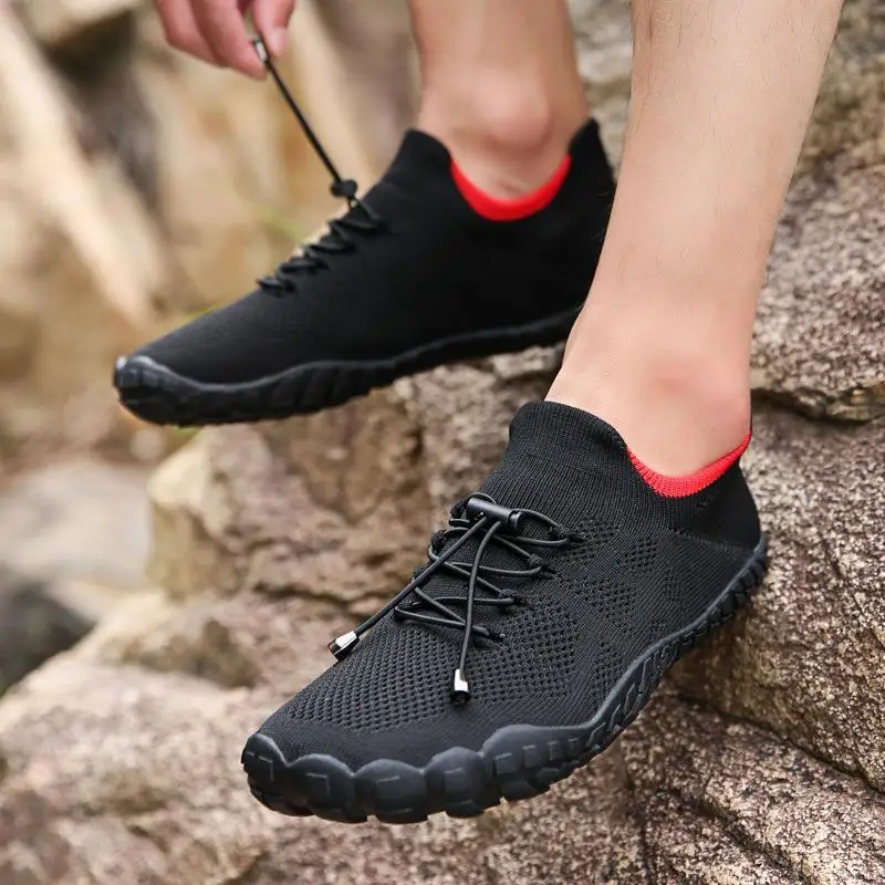 

New Men's Wading Shoes Diving Couple Outdoor Beach Shoes Barefoot Skin-friendly Snorkeling Anti-slip Water Shoes Hiking Shoes