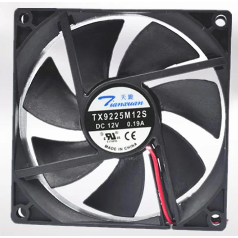 Original CPU Cooler Fan for TianXuan TX9225M12S 12V 0.19A 2-wire Power Cooling Fan 9025 90*90*25MM