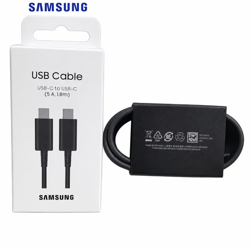 5A PD USB-Kabel Samsung 45W Typ-C zu Typ-C Superschnelles Ladekabel Galaxy S24 S23 S22 Ultra S20 S21 S23 FE A55 Ladekabel