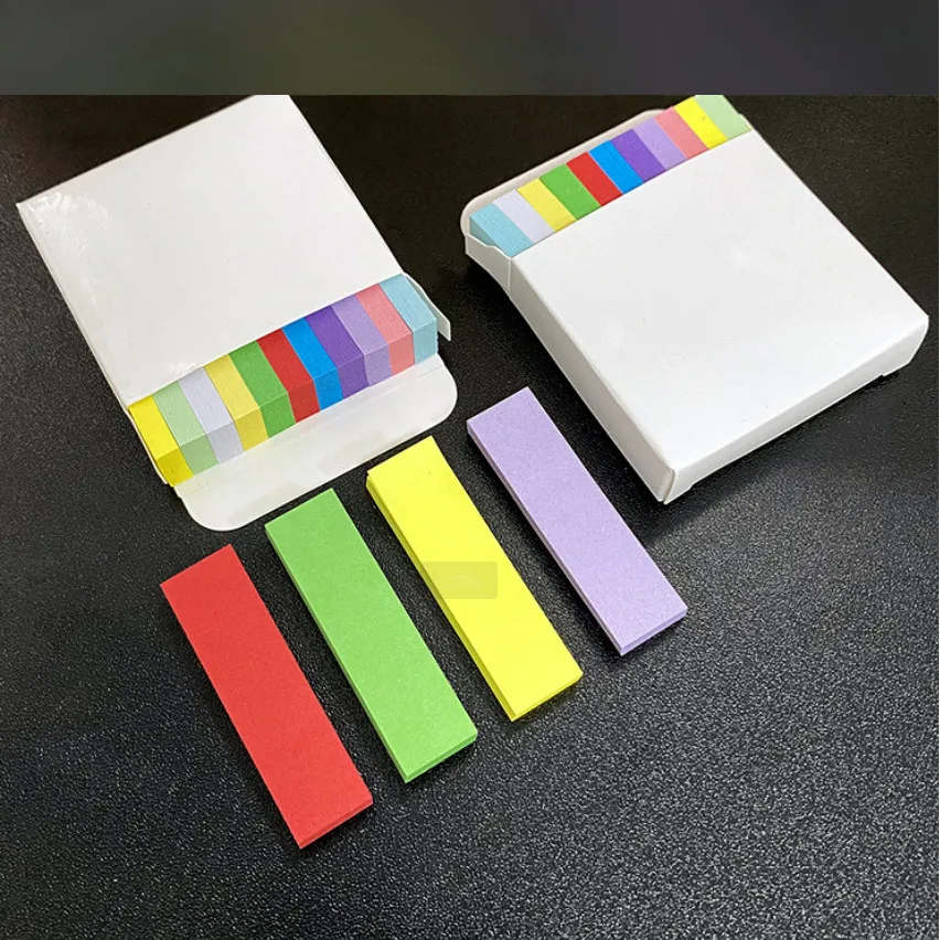 550 stuks Indexsticker mini-markering labelsticker, kleurenstrip memo notebook handige sticker classificatie notitie