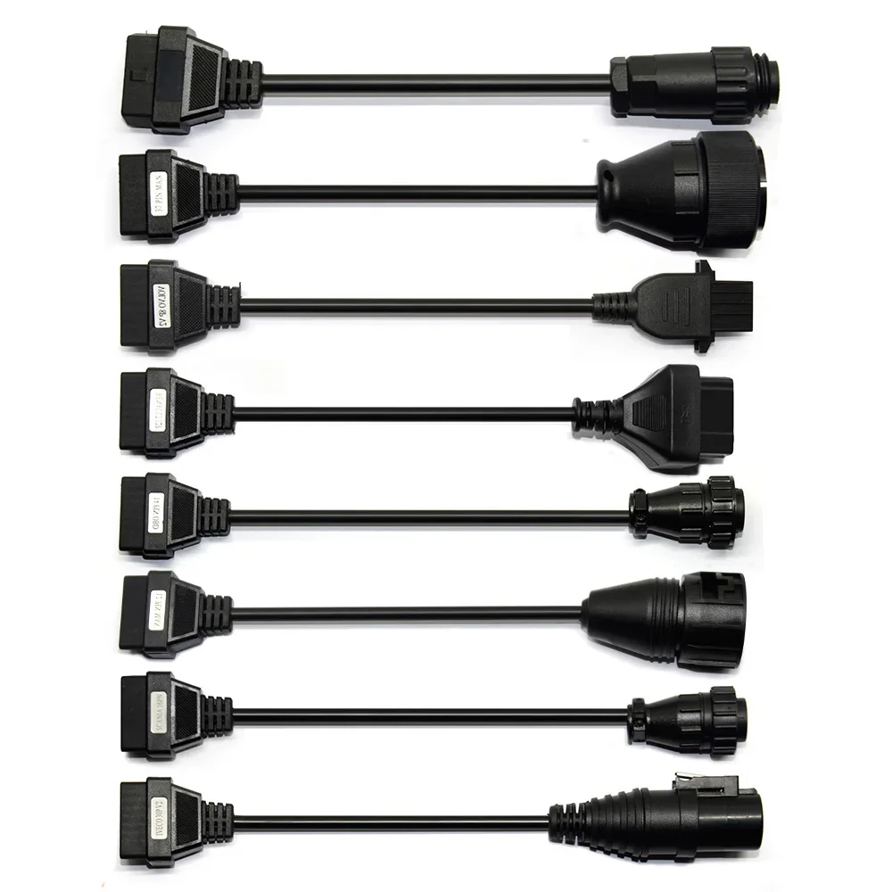 Full Set 8PCS Truck Cables Set For TCS DS150 Truck Adapter Cable