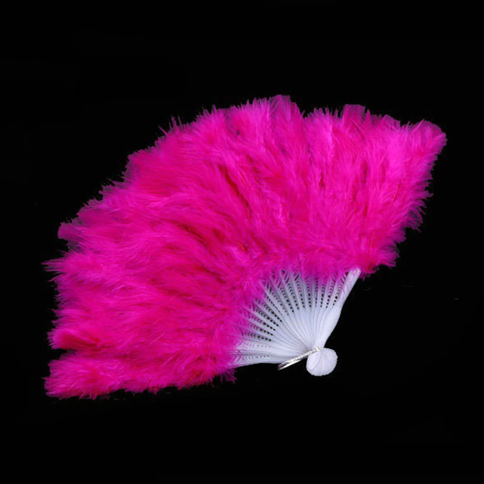 Flapper Folding Handheld Fan Bride Handheld Non-Folding Fans Performance Prop for Costume Dancing Show