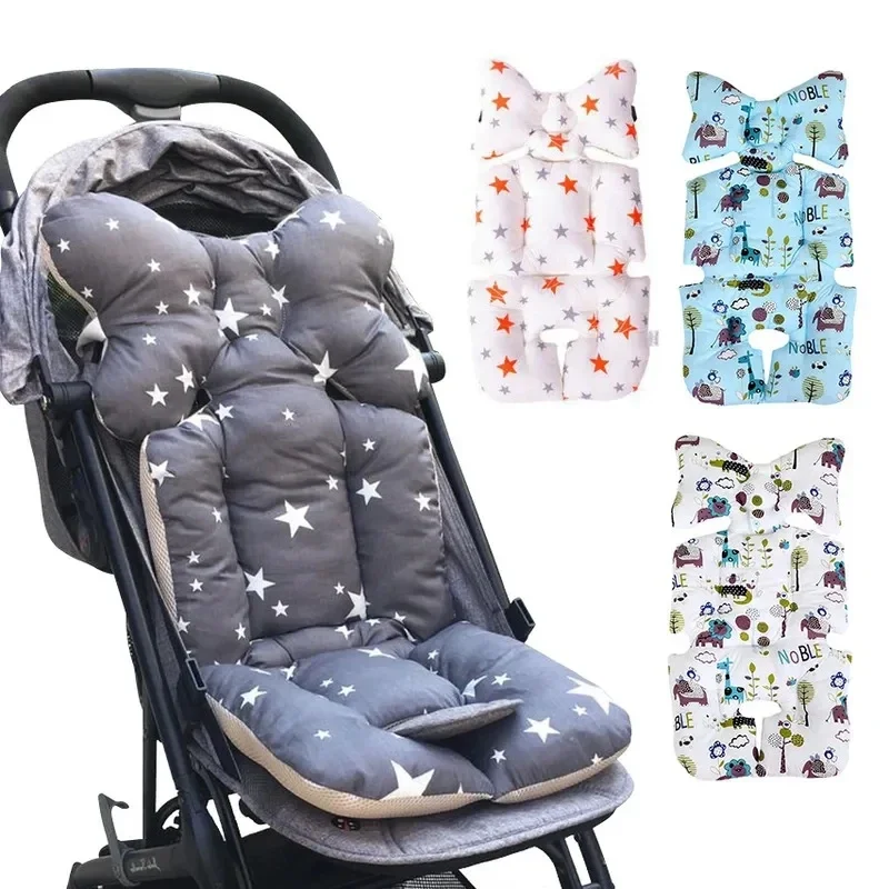 

Baby Dining Chair Cotton Pad Baby Stroller Cotton Pad Children's Thick and Warm Baby Stroller Pad Universal Cotton Pad