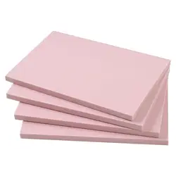 4Pcs Rubber Carving Blocks, Rubber Stamp Carving Blocks, Engraving Block for Craft Project, Pink