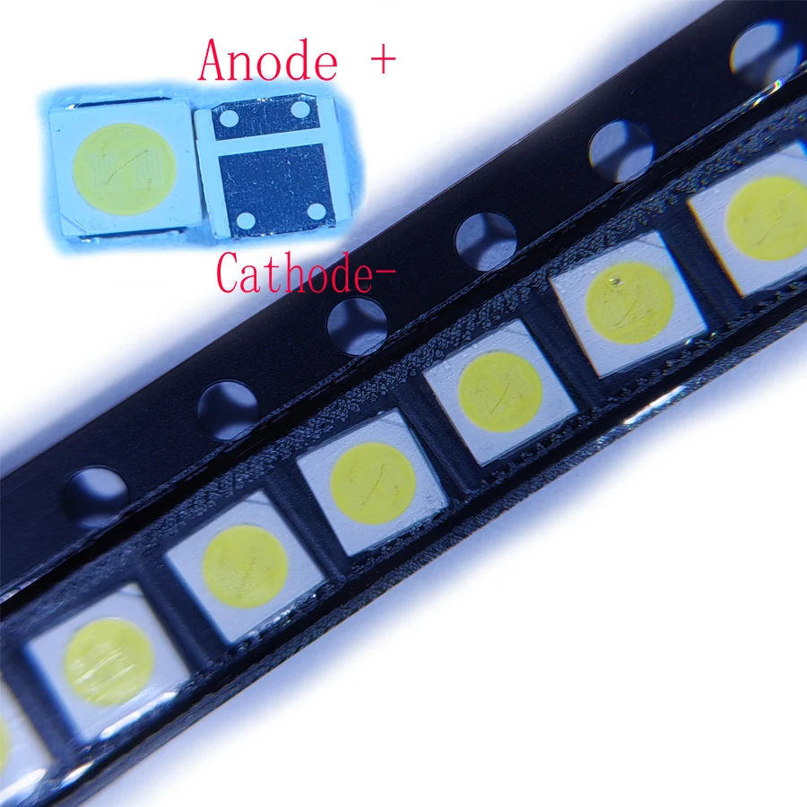 200PCS/Lot SMD LED 3030 6V 1.8W Cool White 150-182LM For TV Backlight Application