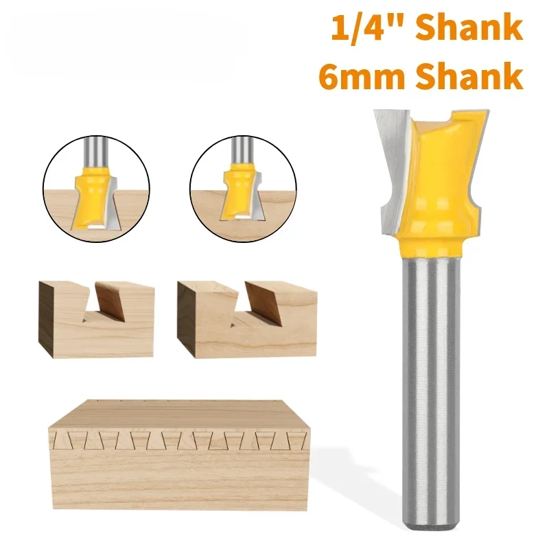 

1PC Dovetail Bit Router Bit Carbide Cutters Alloy Woodworking Milling Cutter For Wood Bit Face Mill End Mill