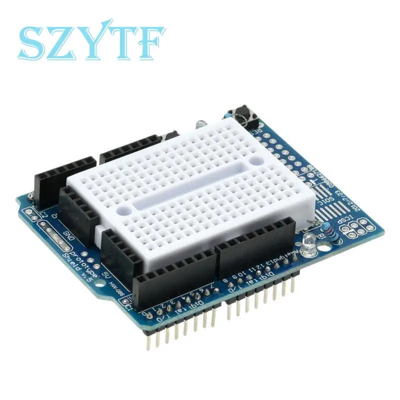 Smart Electronics UNO Proto Shield Prototype 6 000 Board avec SYB-170 Mini Breadboard Basé pour Ardu37UNO ProtoShield DIY