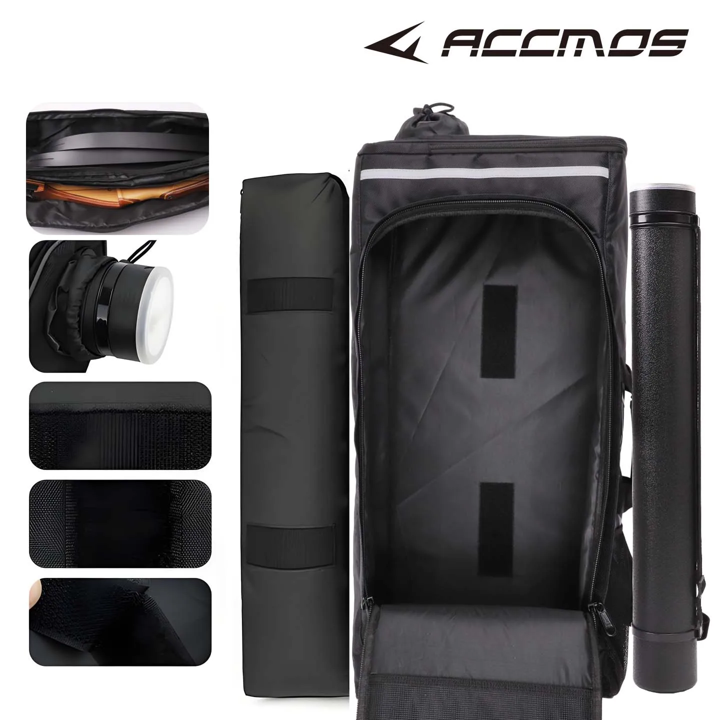 حقيبة ظهر للصيد والرماية، صندوق سهم القوس المنحني مع حقيبة القوس، ملحق للرماية في الهواء الطلق