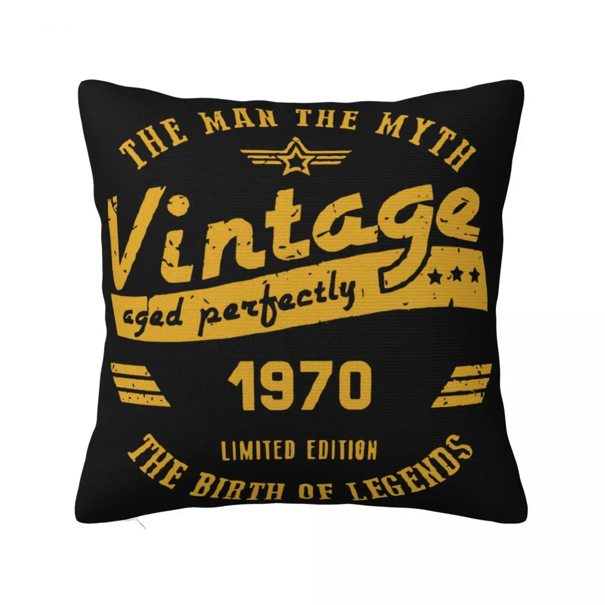 

Vintage The Birth Of Legend 1970 D The Man The Myth 50Th Birthday Gift 50 Years Old Tops Pillow Case