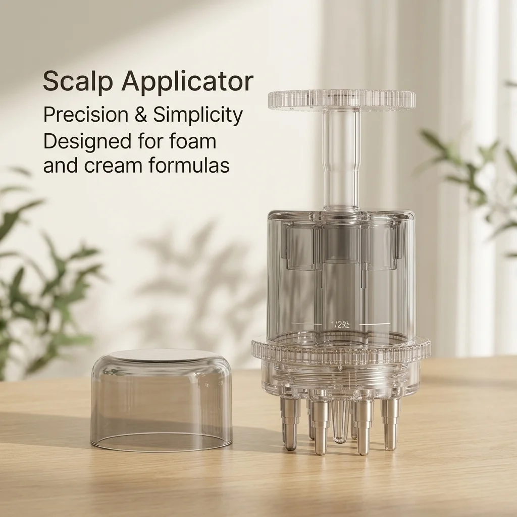 Kopfhaut-Applikator-Kamm für Minoxidil-Creme und -Gel, Einfache Anwendung, Haarwurzel-Pflege, Heim- und Salon-Haarpflegewerkzeug – Detail 3