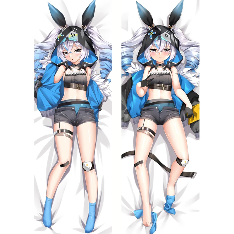 

Cute Bronya Zaych Hugging Body Pillowcase Honkai Impact 3 Character 3D Printed Peachskin 2Wt Pillow Cover Customize Diy Case