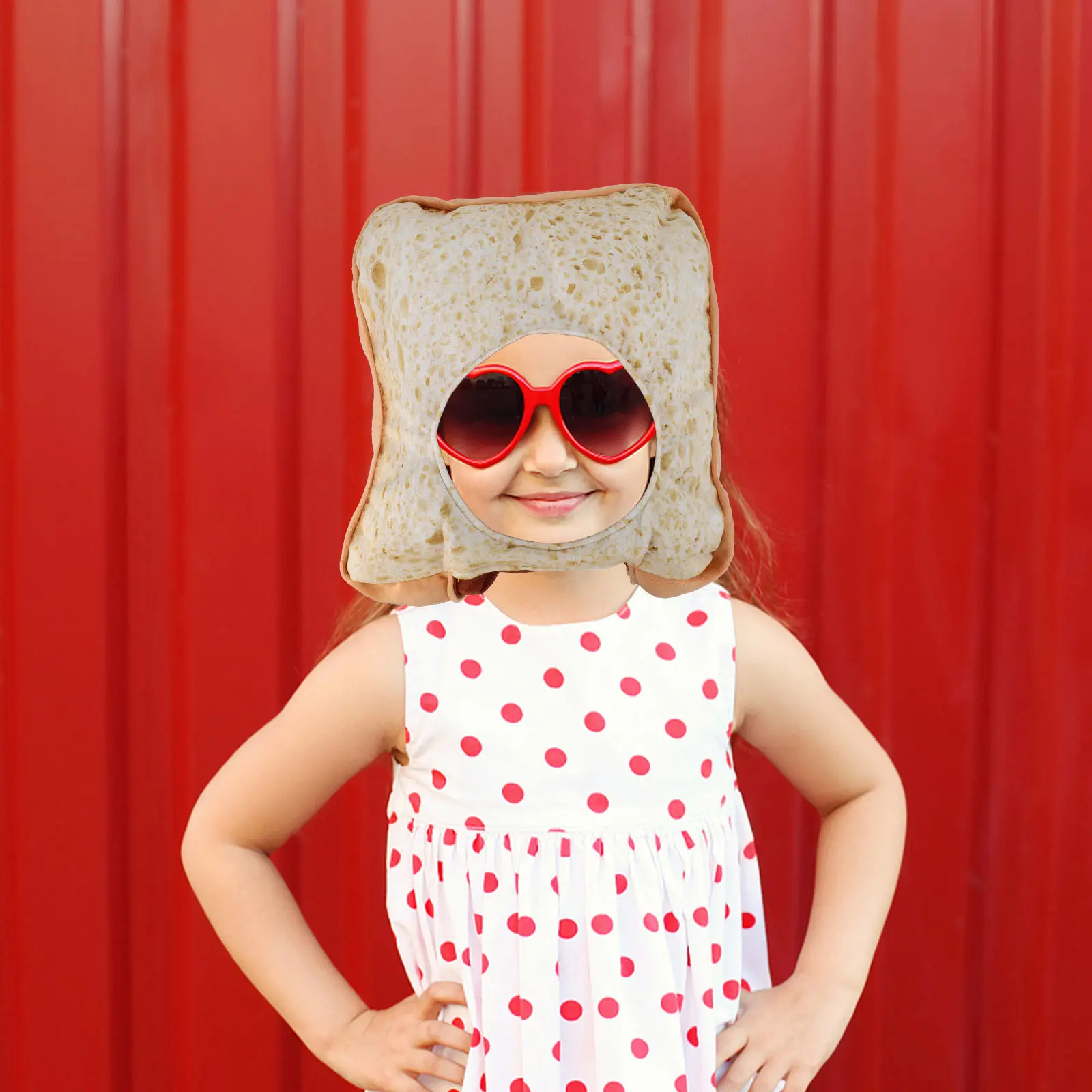 

Забавная шапка-кепка в форме хлеба из полипропиленового хлопка, реквизит для селфи, аксессуар для костюма, головной убор в форме хлеба, забавный реквизит для фото